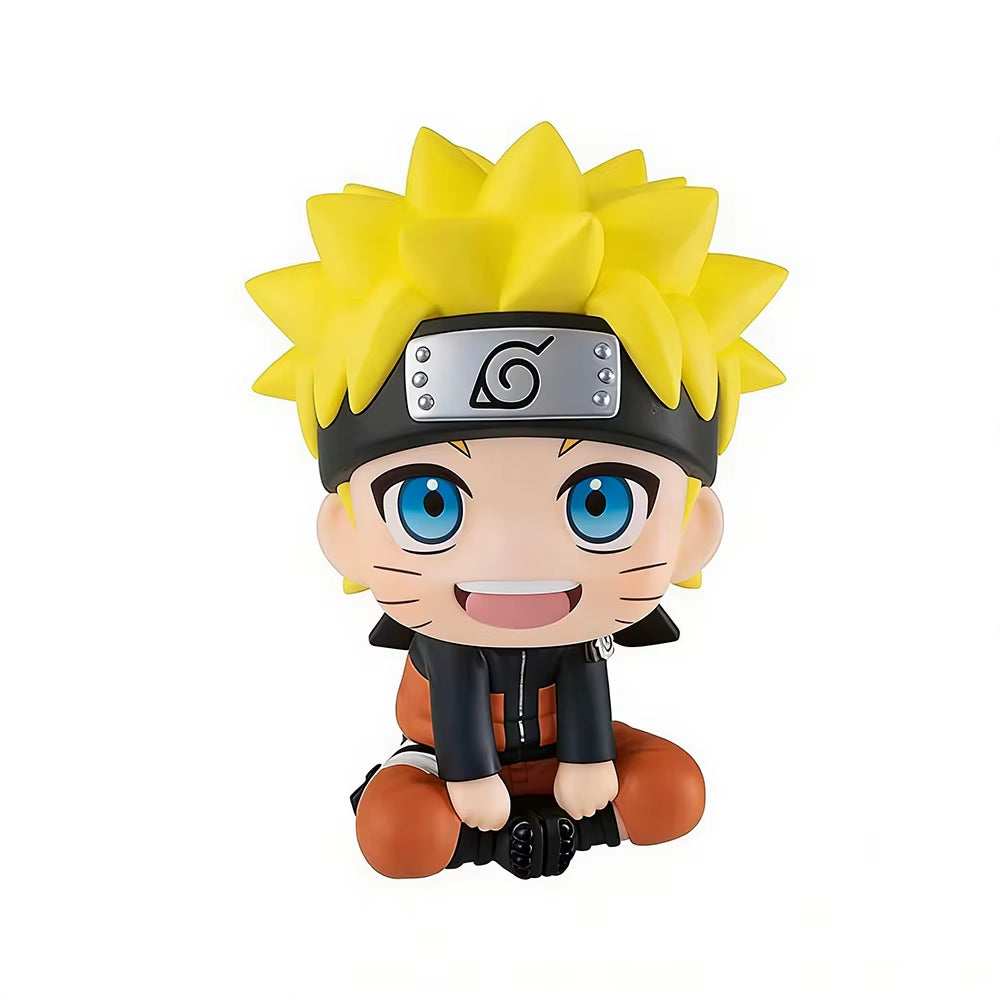 9Cm Naruto Anime Figure Uzumaki Naruto Kakashi Uchiha Sasuke Itachi Cute Toys Q Figurals Action Figurine Model