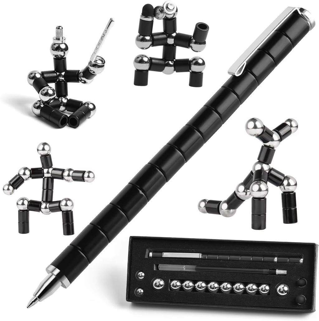 1Pcs Creative Magnetic Stress Relief Pen Multifunctional Creative Pen Relieves Anxiety and Stress Perfect Gift for Friends