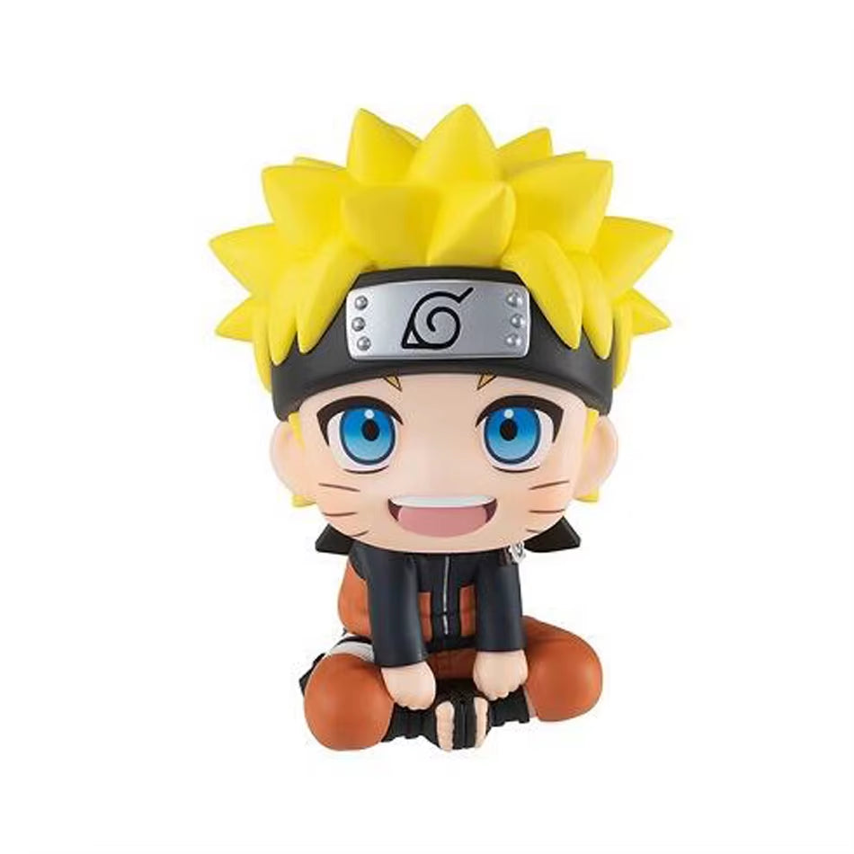 9Cm Naruto Anime Figure Uzumaki Naruto Kakashi Uchiha Sasuke Itachi Cute Toys Q Figurals Action Figurine Model