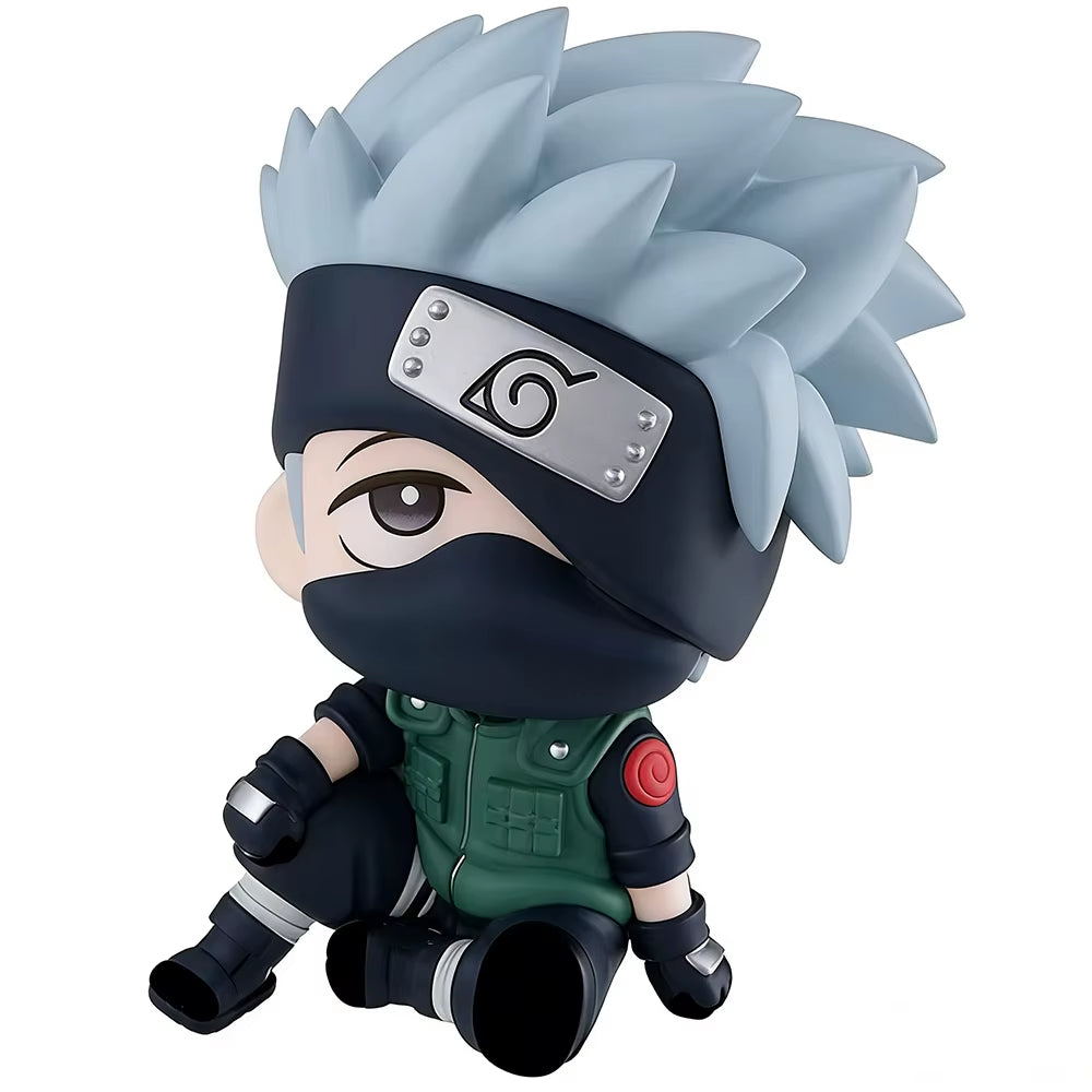 9Cm Naruto Anime Figure Uzumaki Naruto Kakashi Uchiha Sasuke Itachi Cute Toys Q Figurals Action Figurine Model